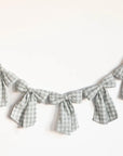 Gingham Fabric Bow Garland