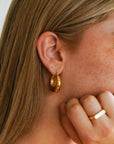 Emilia Voluptuous Gold Hoops