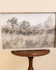 Framed Vintage Print - Verdant Landscape