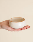 White Speckled Ceramic Bowl