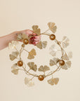Gingko Leaf Wreath Candle Holder