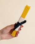 Hand-Dipped Beeswax Birthday Candles