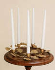 Gingko Leaf Wreath Candle Holder