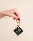 Birth Flower Keychain