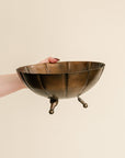 Brass Scalloped Footed Bowls
