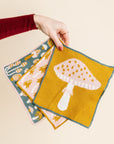 Mushroom Knit Dishcloth Set