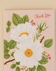 'Thank You' Floral Card
