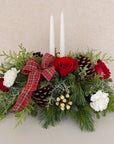 Holiday Red and White Centrepiece