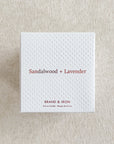 Brand & Iron Soy Candle: Sandalwood + Lavender