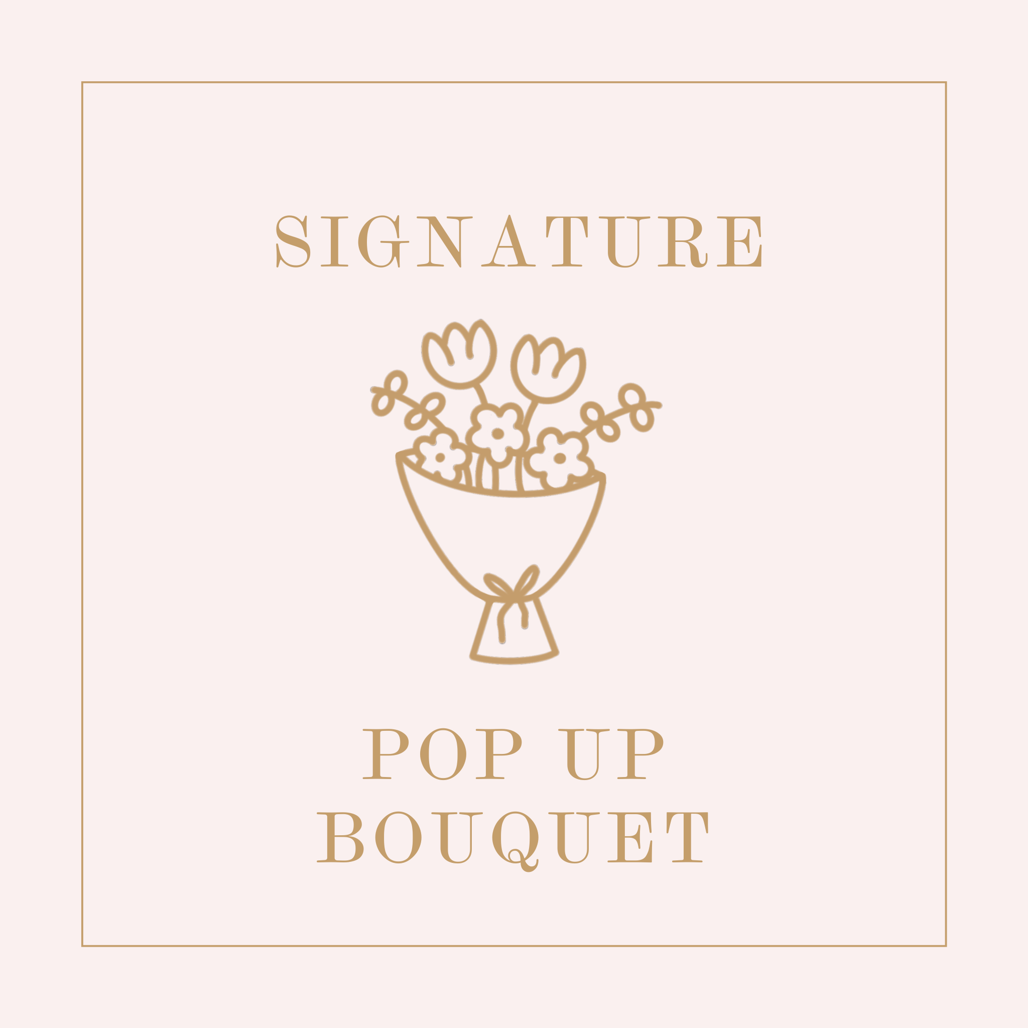Academy Signature Pop-Up Bouquet