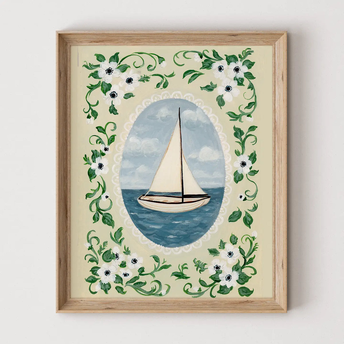 Floral Boat Print - 5 x 7