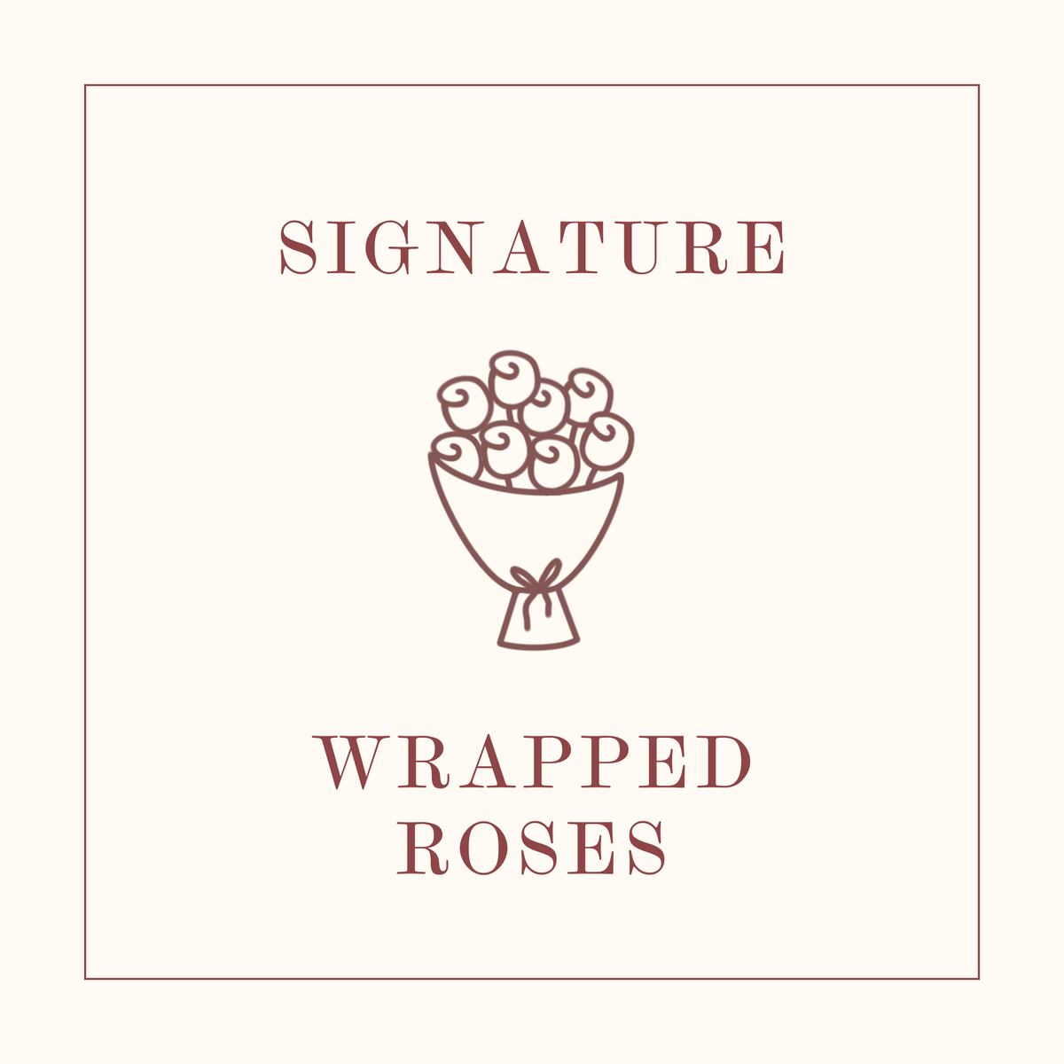 Academy Signature Wrapped Roses