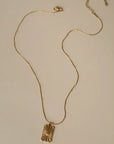 Lila Flower Burst Necklace