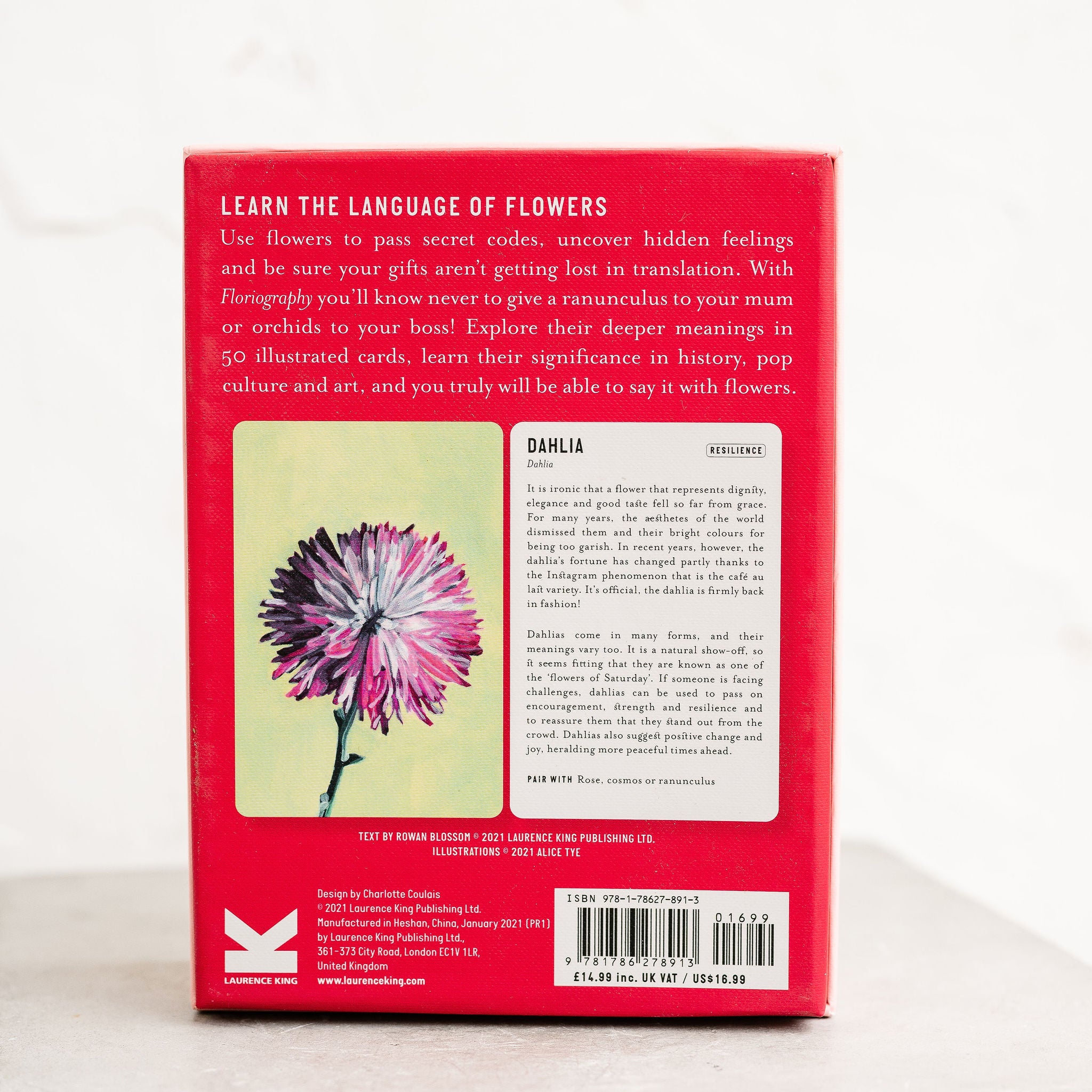 photo of the back of box with a description of contents