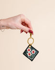 Birth Flower Keychain