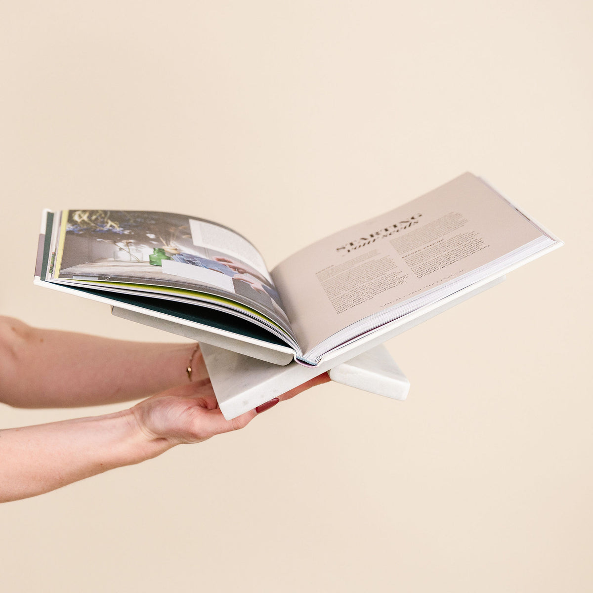 Marble Book Stand