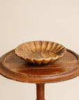 Scalloped Wooden Dish