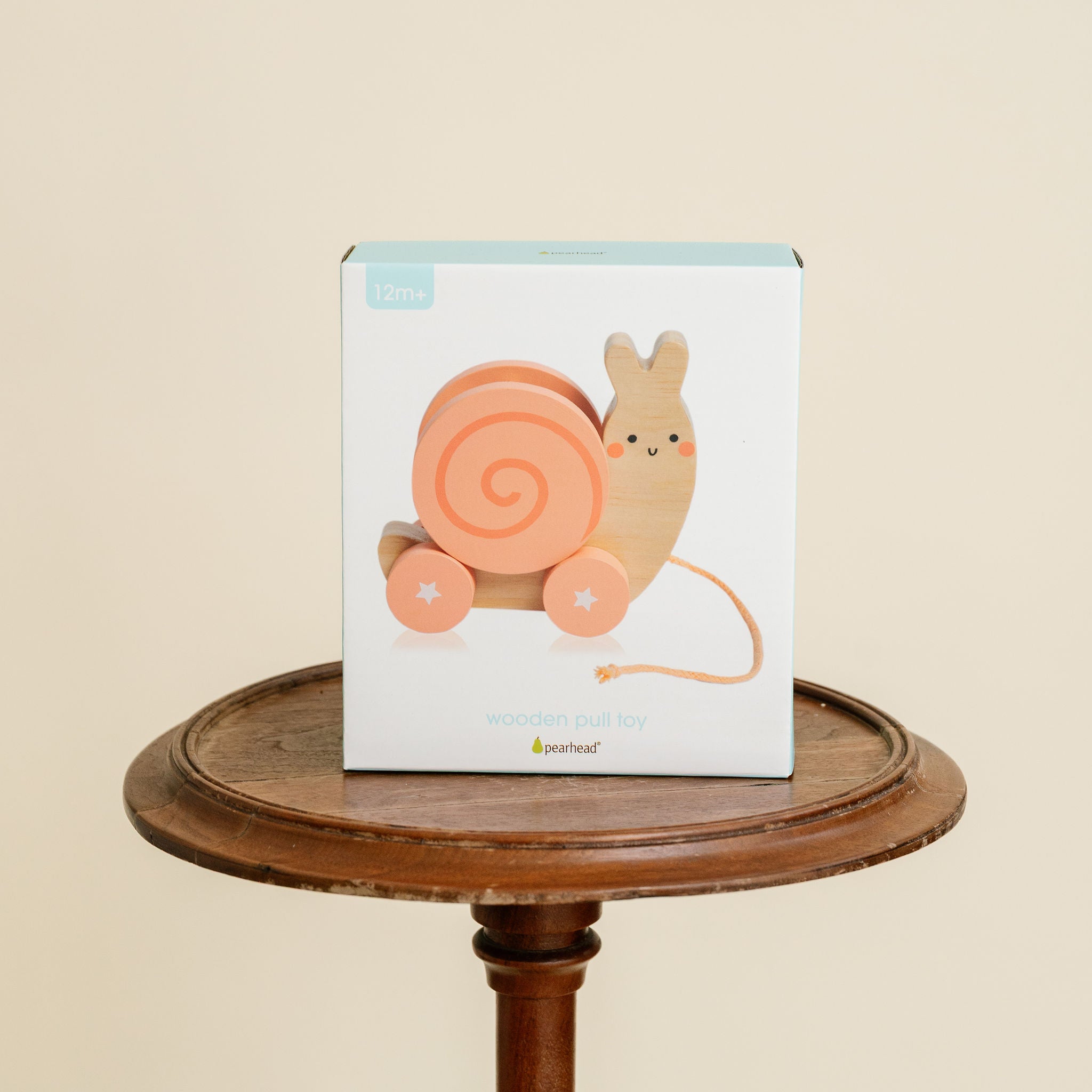 Wooden Snail Pull Toy