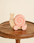 Wooden Snail Pull Toy