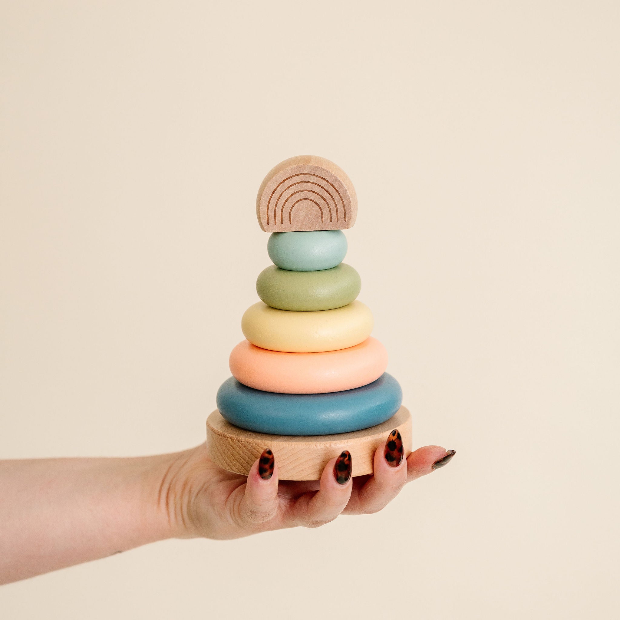 Wooden Stacking Tower