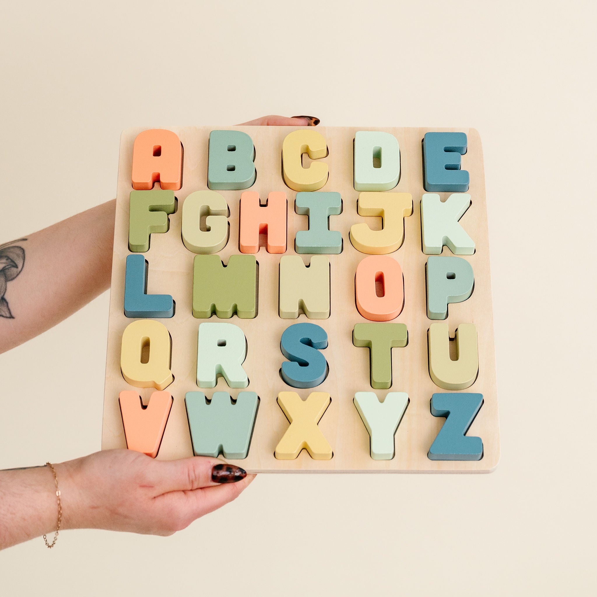 Wood Alphabet Puzzle