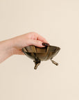 Brass Scalloped Footed Bowls