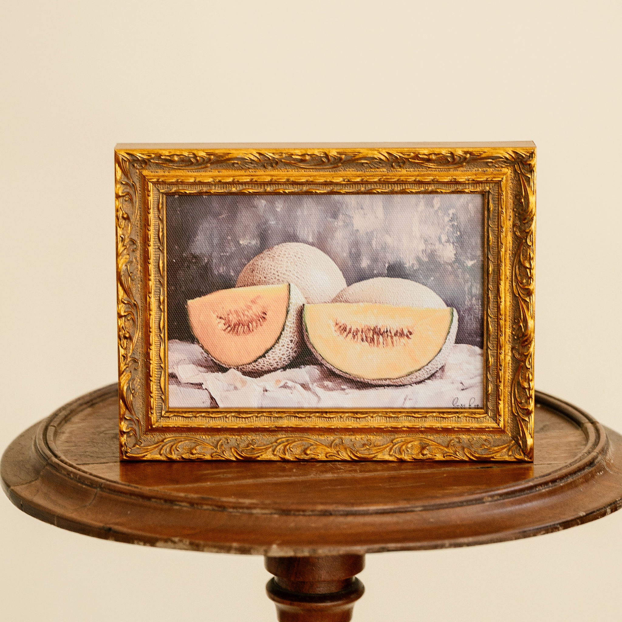 Framed Print - Vintage Cantalope