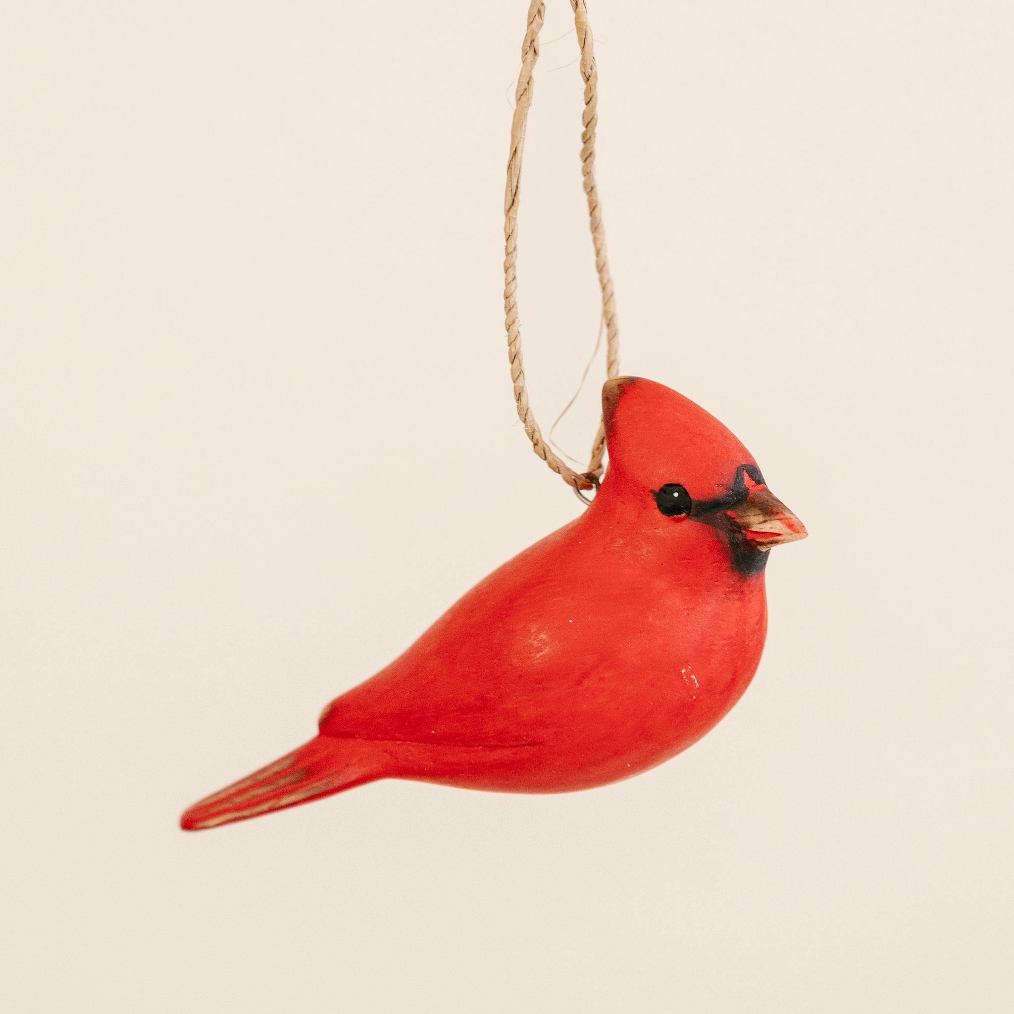 Hand Carved Heirloom Bird Ornament