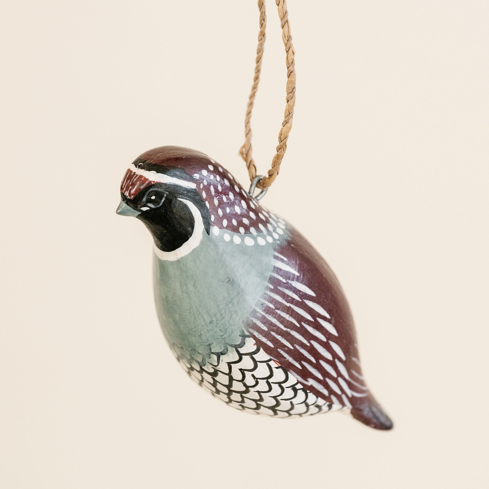 Hand Carved Heirloom Bird Ornament