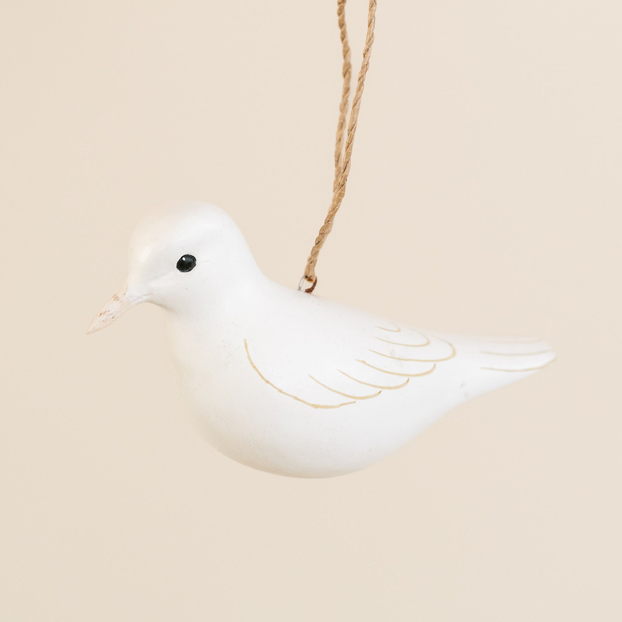 Hand Carved Heirloom Bird Ornament