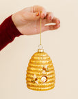 Glass Beehive Ornament