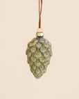 Glass Pinecone Ornament