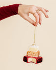 Glass Cheese Ornament