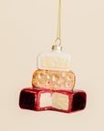 Glass Cheese Ornament