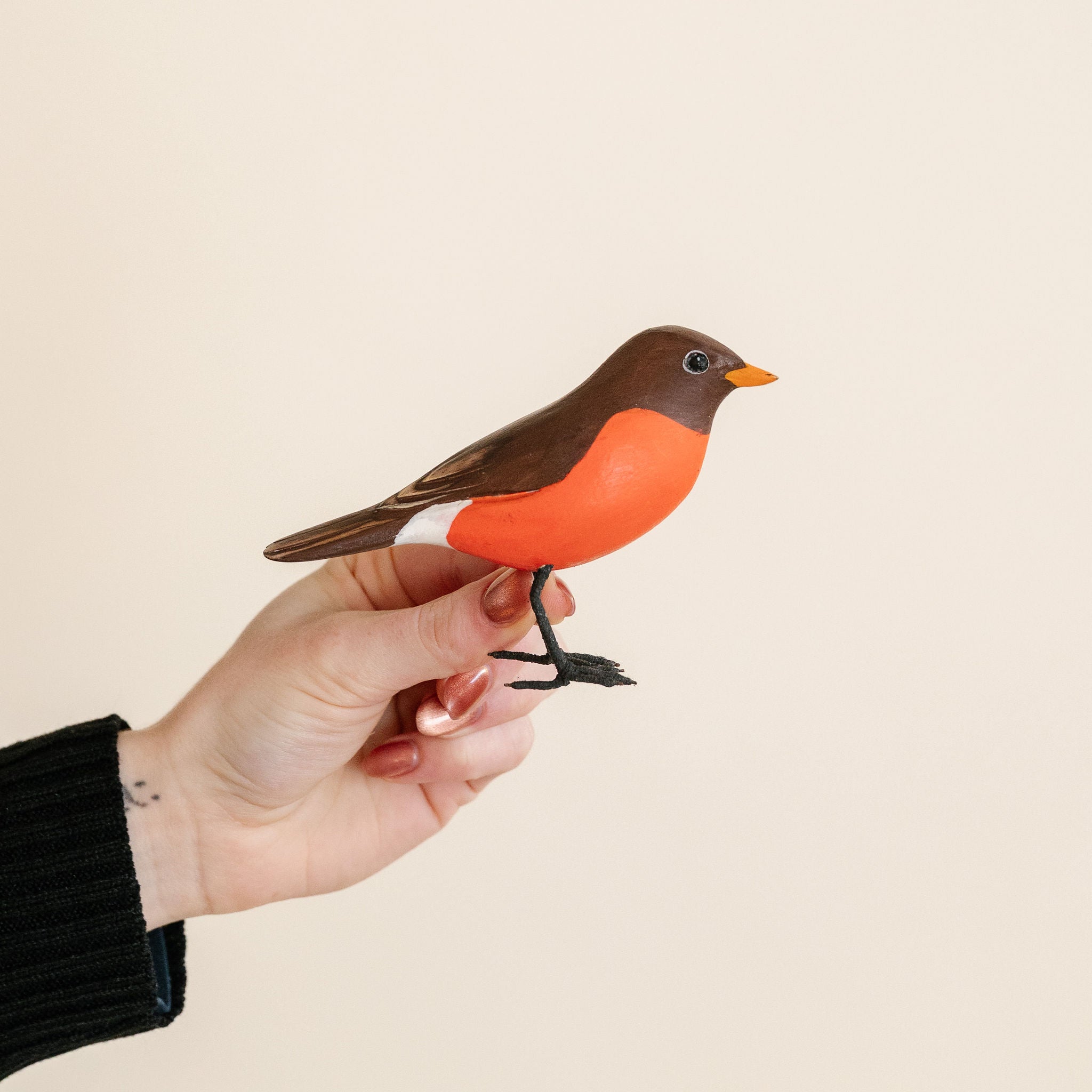 Hand Carved Heirloom Bird Figure