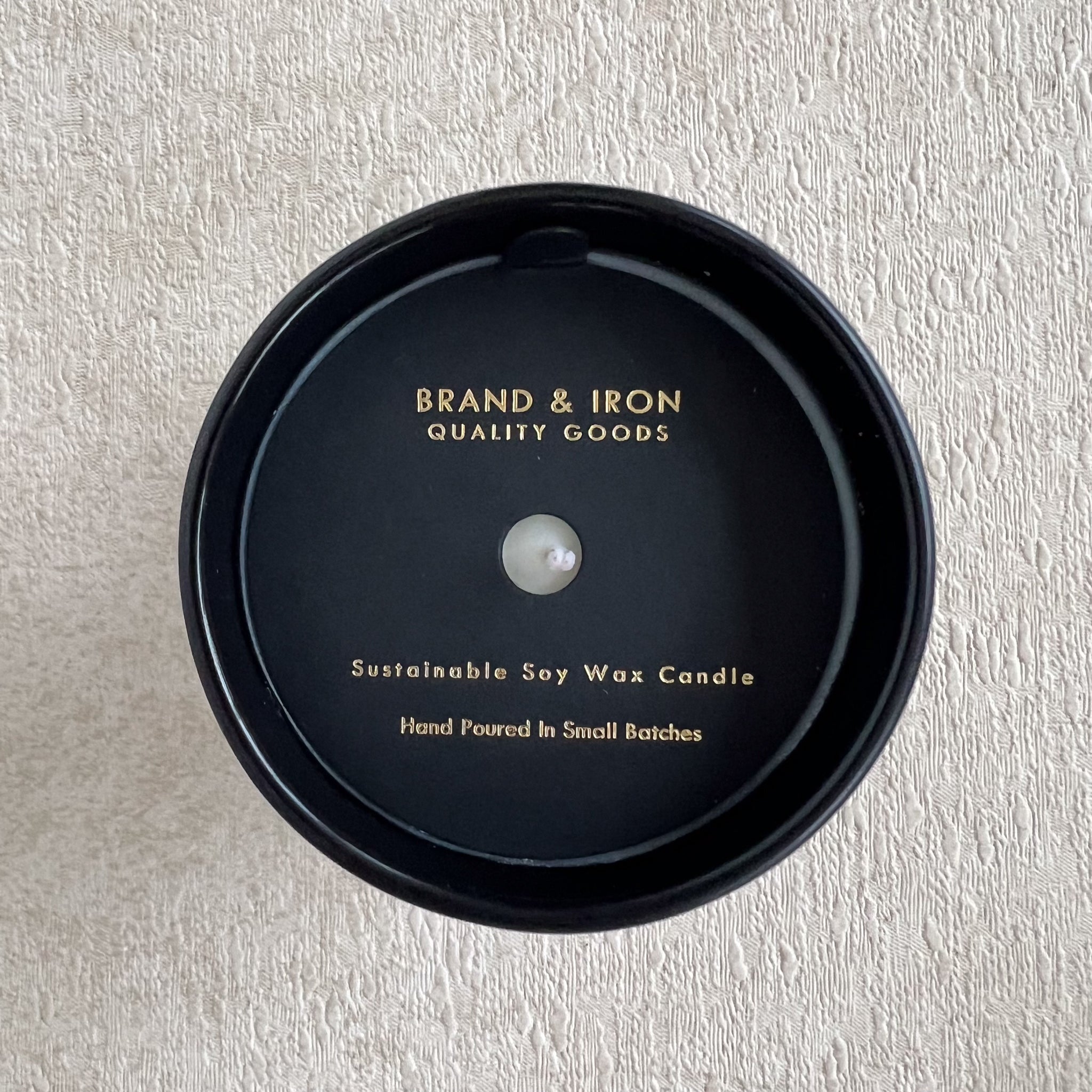 Brand &amp; Iron Soy Candle: Oak + Moss