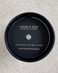 Brand & Iron Soy Candle: Tobacco + Vanilla