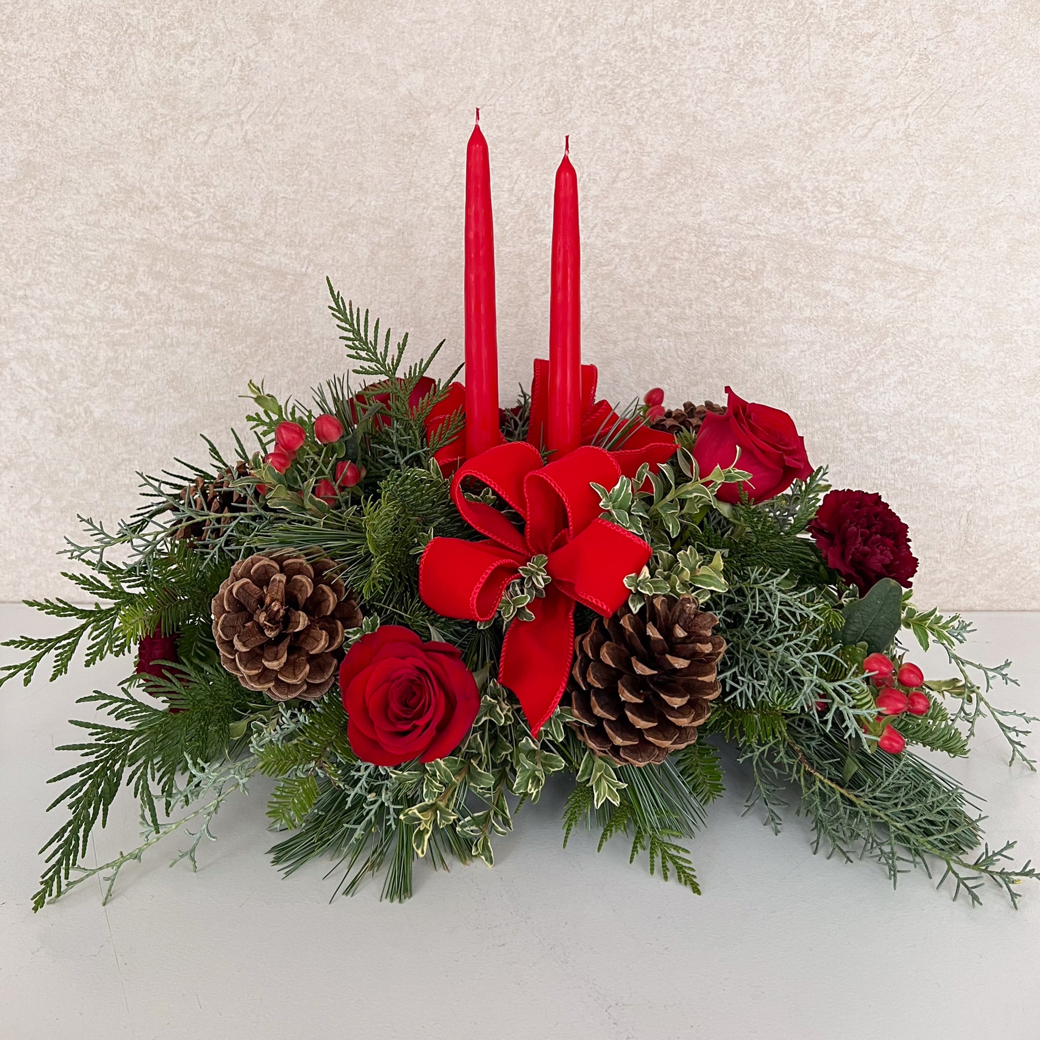Holiday Red Centrepiece