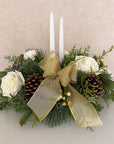 Holiday White Centrepiece