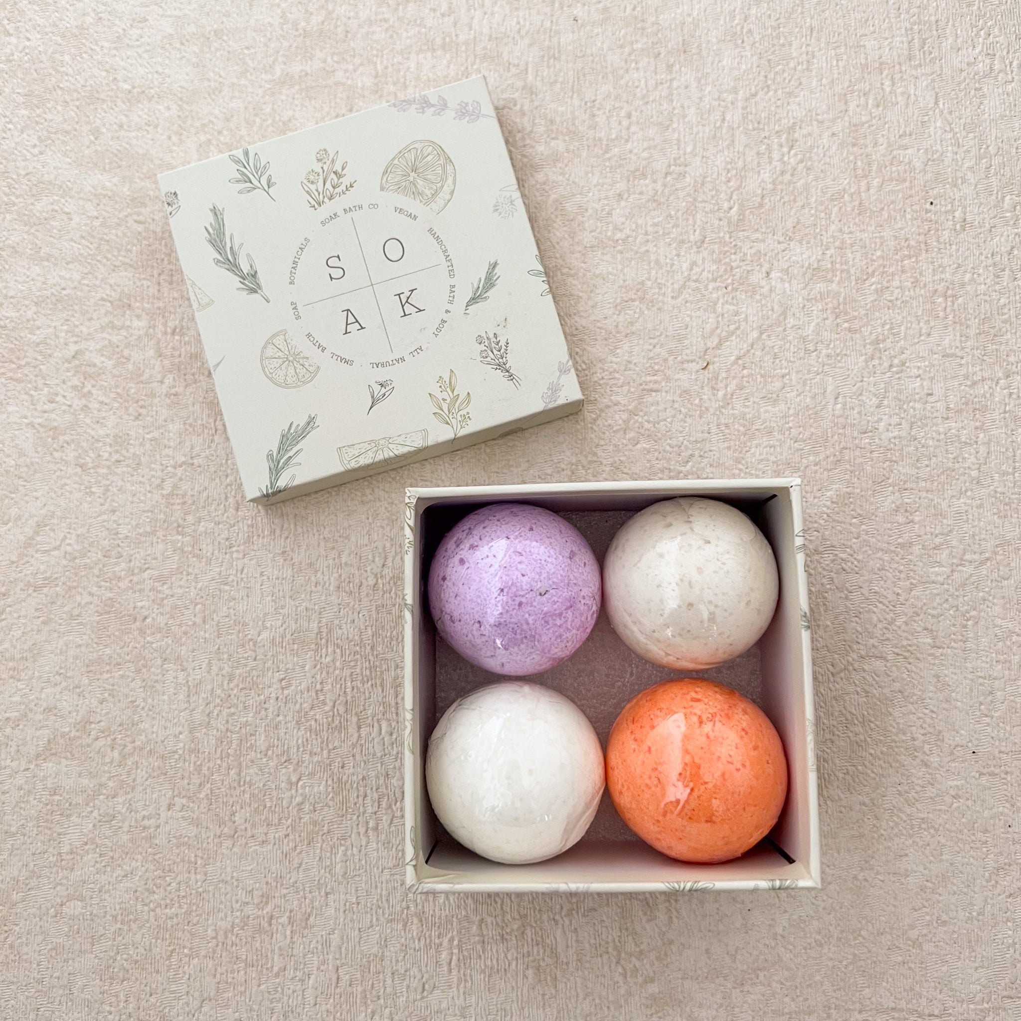 SOAK Mini Bath Bomb Gift Box