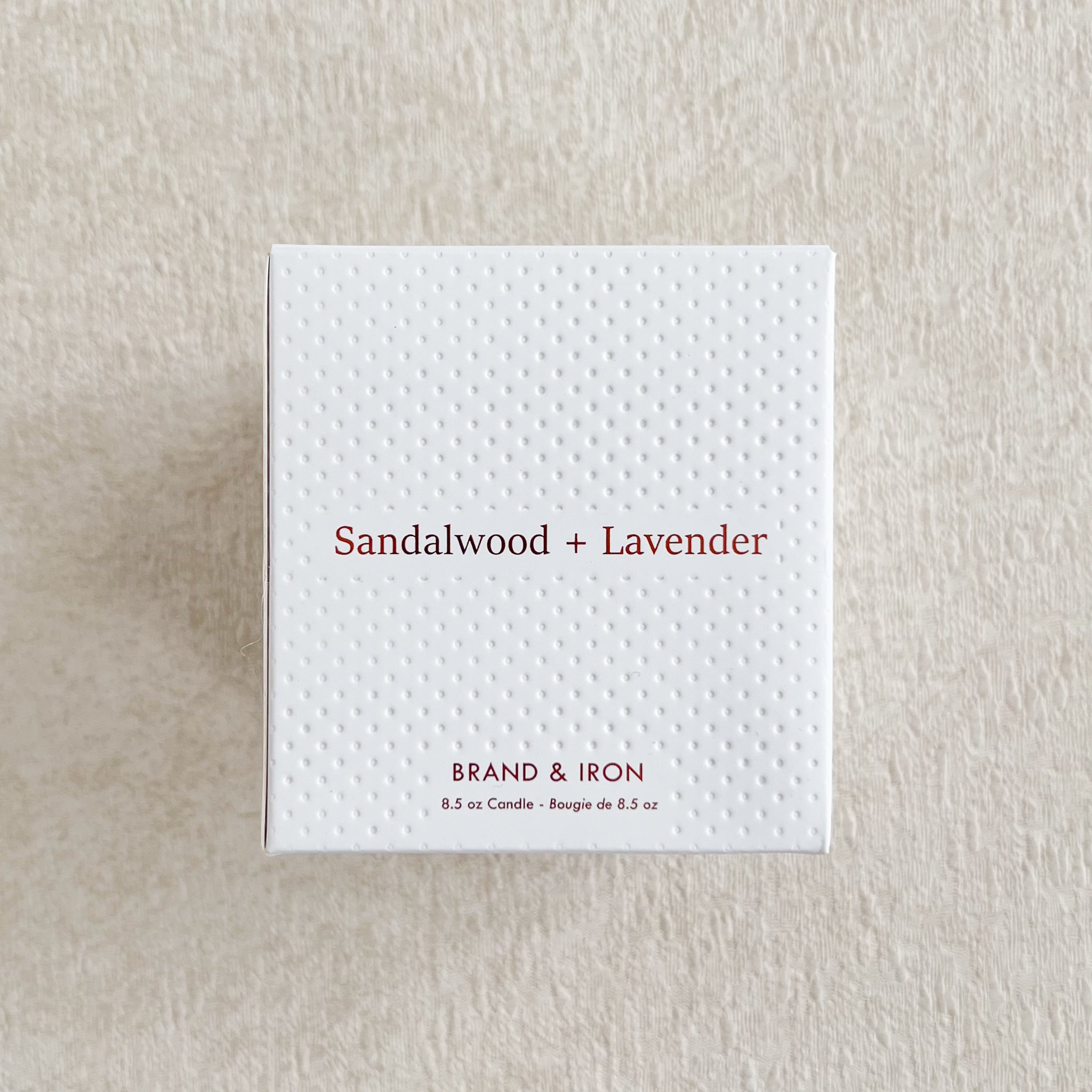 Brand &amp; Iron Soy Candle: Sandalwood + Lavender