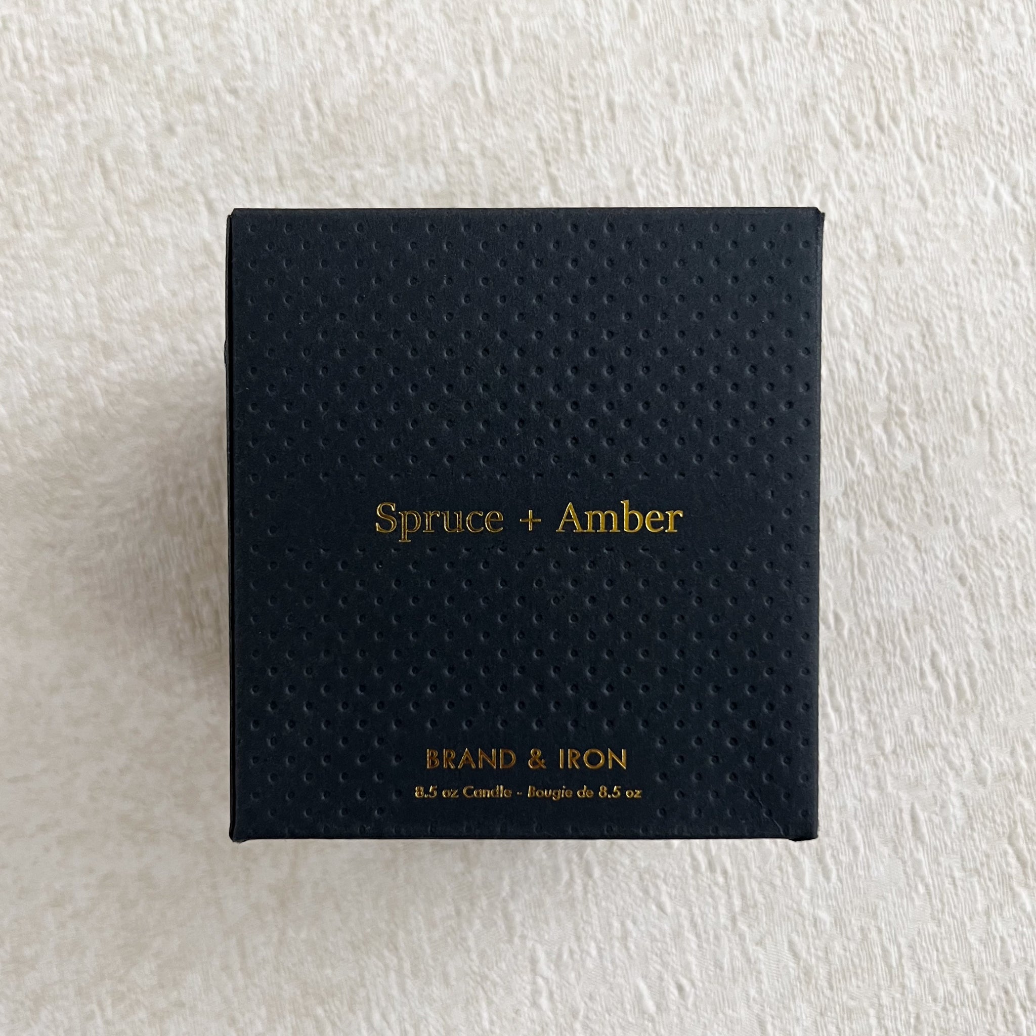 Brand &amp; Iron Soy Candle: Spruce + Amber