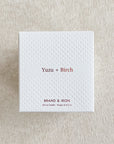 Brand & Iron Soy Candle: Yuzu + Birch