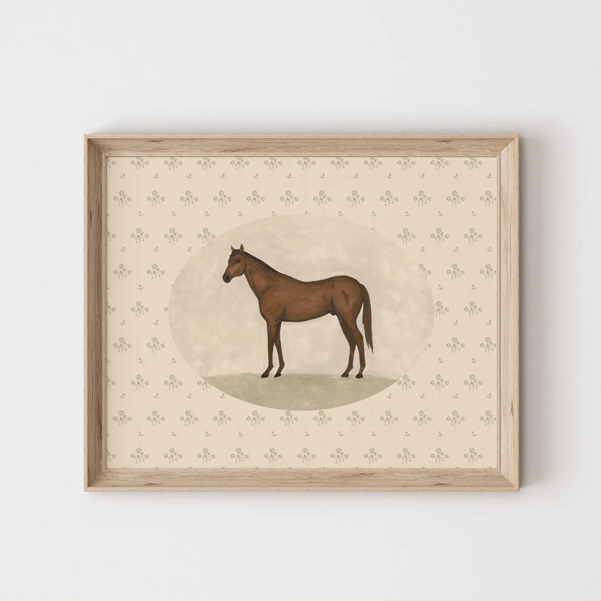 Vintage Horse Print - 5 x 7