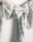 Gingham Fabric Bow Garland